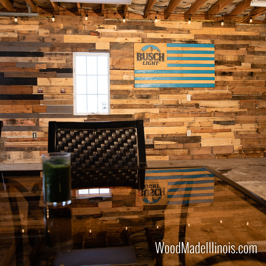 illinois pallet wood wall maker installer project builder