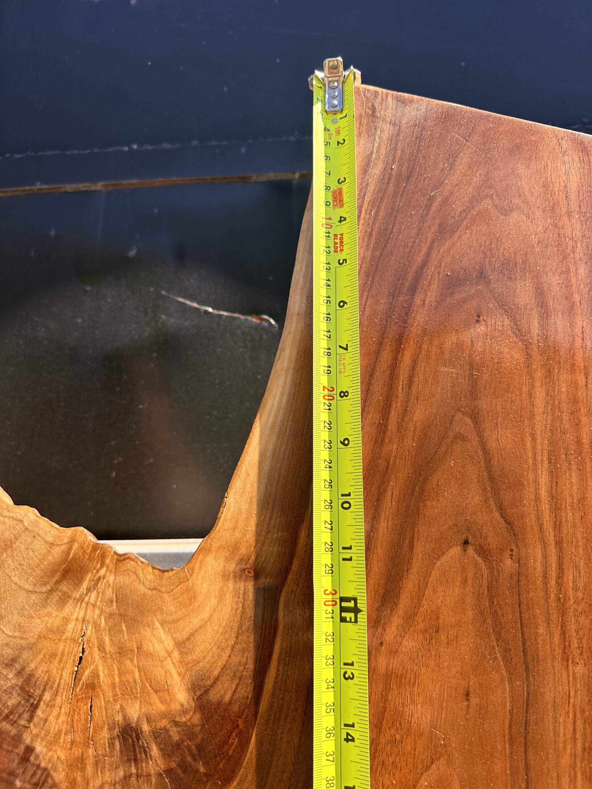 Book Matched Solid Walnut Y slabs 2 inches thick - Image 3