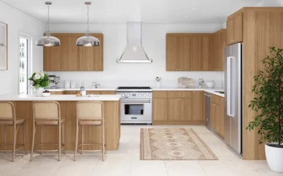 White Oak Ready to install Kitchen Design Illinois