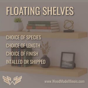 floating shelves made to order