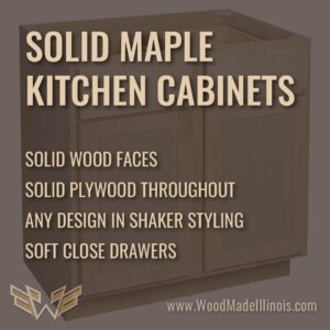 Affordable Solid Maple Kitchen Cabinets