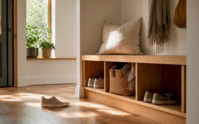 Built-In Benches: Maximize Entryway Seating, Storage, Flow