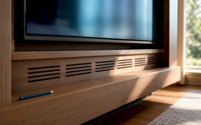 Stop TV Overheating: Entertainment Center Built Ins for Illinois Homes