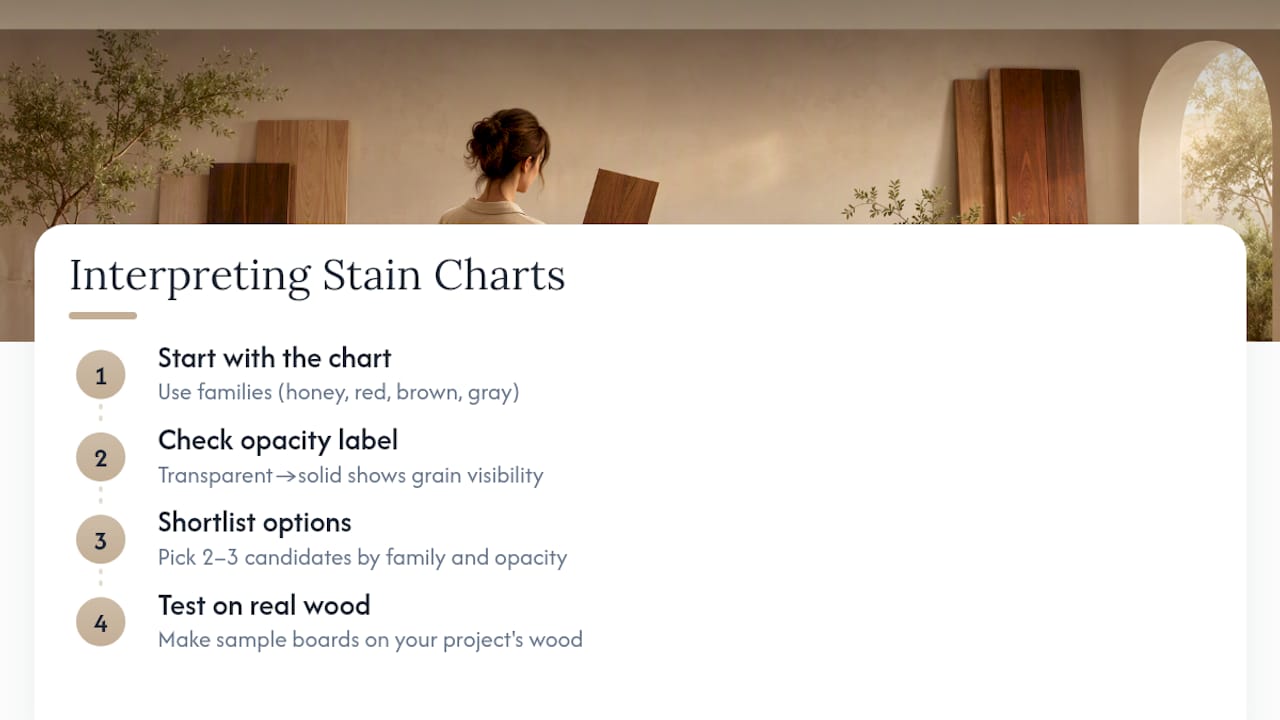 Understanding Stain Color Charts and How to Interpret Them — overview diagram