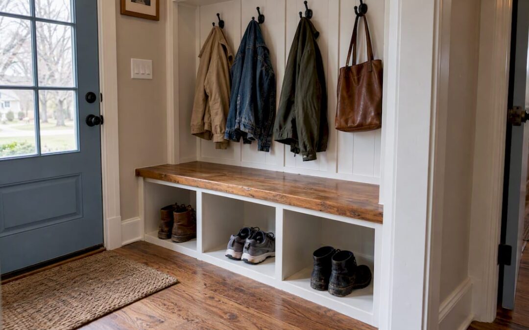 $1,200–$2,800 Central Illinois Mudroom Bench Cost and Carpenter Tips