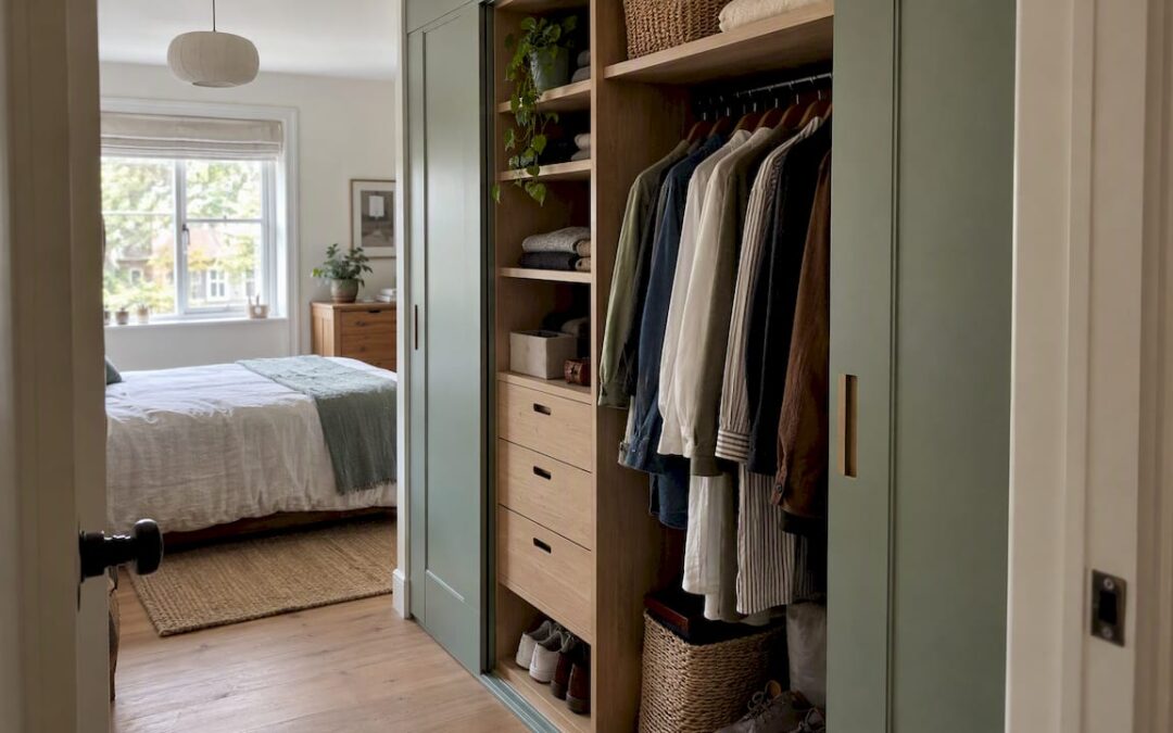 Wardrobe Ideas: Fit Built In Storage Into 24 Inches