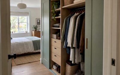Wardrobe Ideas: Fit Built In Storage Into 24 Inches