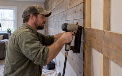 DIY Plank Wall Installation: Nail into Studs, Know When to Hire