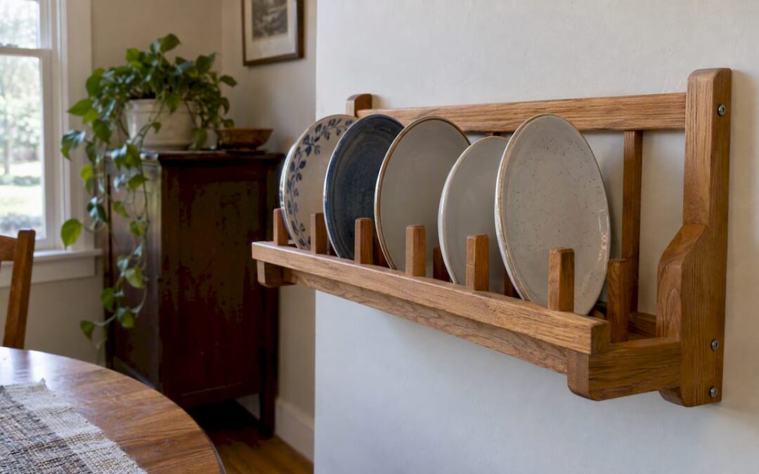 Wall Plate Racks: 2 Inches Between Plates, Secure Mounts, Custom Fits