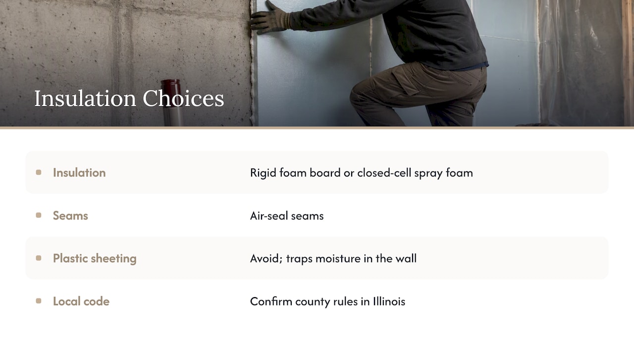 2. Choose what goes against the concrete — overview diagram